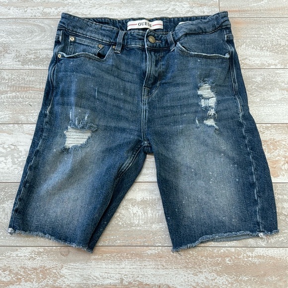 Guess Slim Short‎ Jean Shorts Bermuda - Picture 1 of 7